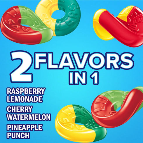 Life Savers Gummy 3.22 oz (Pack 12) Collisions Candy, Bag