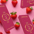 60% Ignite Chocolate Bars - Premium Strawberry flavor Chocolate Squares for Couples - Cocoa, Vegetarian - Crafted