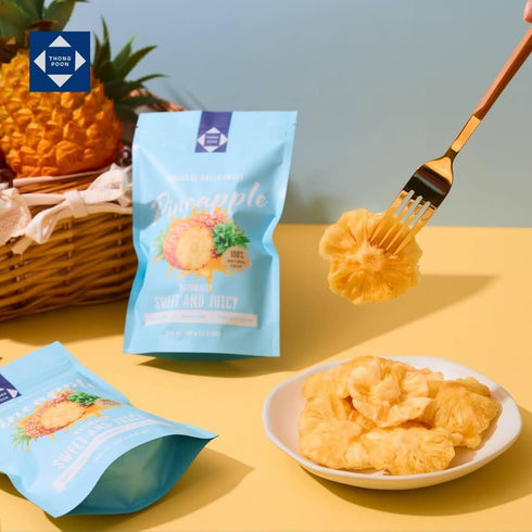 21OZ (600gram) (Pack 6) Natural Dried Pineapple Premium Quality, Naturally Sweet & Juicy, Soft & Chewy, Gluten-Free