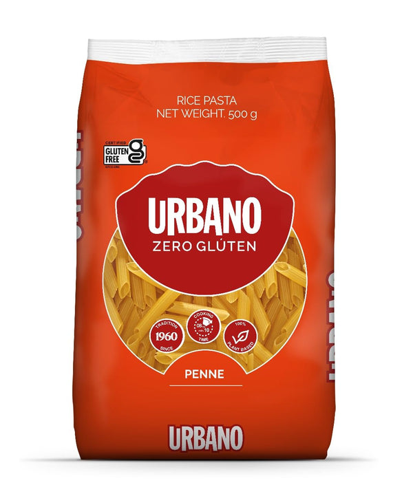 URBANO Gluten Free Penne Pasta 17.6 oz (500g) Gluten-Free Noodle Light, Healthy, and