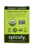 Spicely Organics Turmeric Powder, 0.45 Ounce ecoBox, Certified Gluten Free