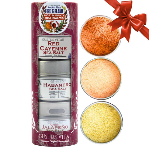 Hot & Spicy Sea Salts: Smoke, Heat, Fire & Flame | Gift