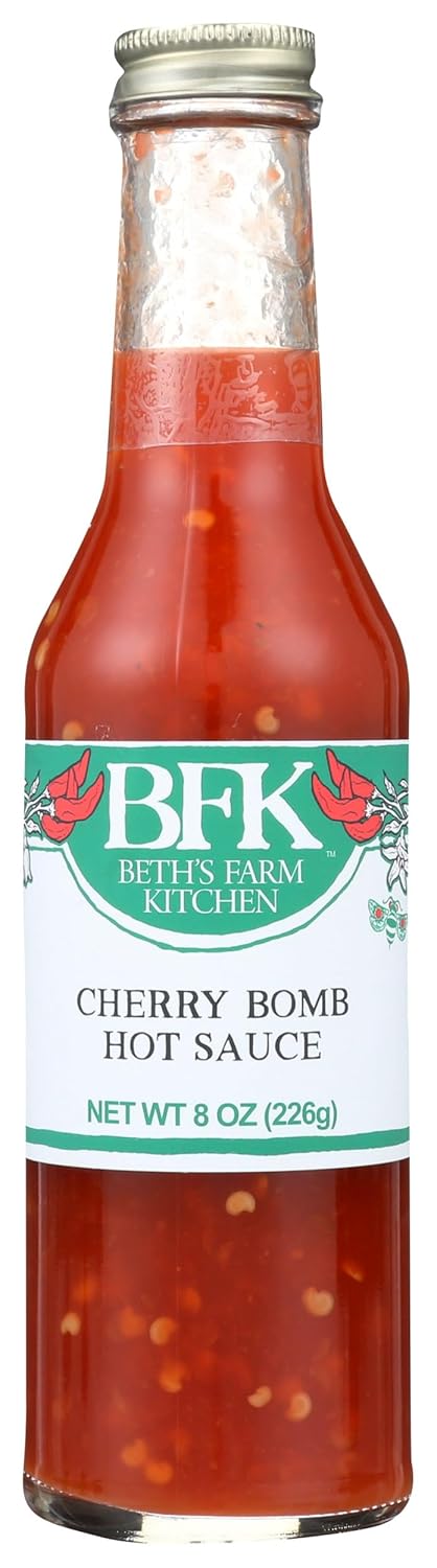 Beths Farm Kitchen Cherry Bomb Hot Sauce, 8 OZ