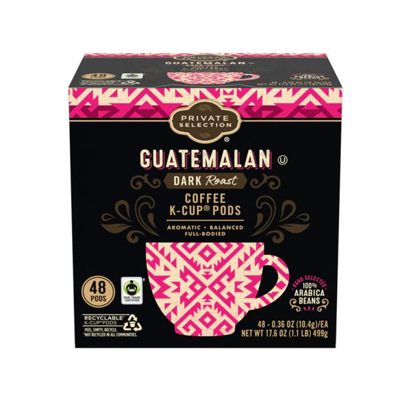 Private Selection Guatemalan Dark Roast Coffee K-Cup Pods | 17.6 oz (48 count of