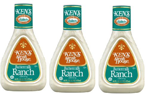 Generic Buttermilk Ranch Salad Dressing (Pack Of 3 Bottles), 16 oz. Each
