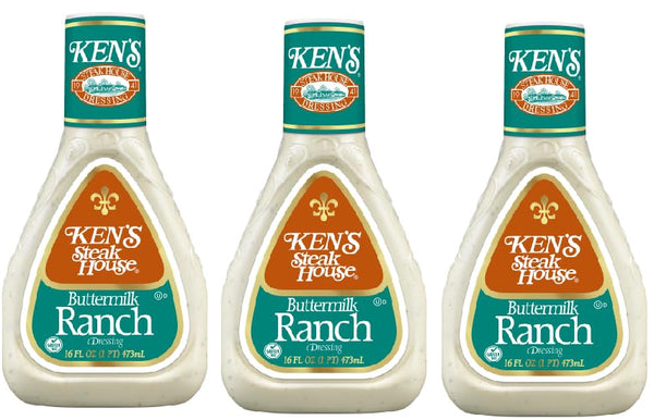 Generic Buttermilk Ranch Salad Dressing (Pack Of 3 Bottles), 16 oz. Each
