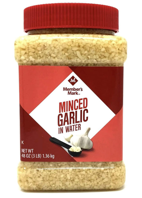MEMBERS MARK Member's Mark Minced Garlic, 96 Ounce (Pack of 2)