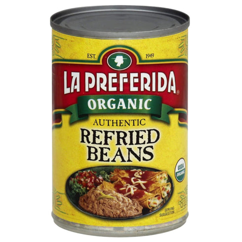 Pack) La Preferida Organic Taco Night Party Kit - Refried Beans, Black Beans, Spanish Rice, Taco Seasoning, Al Pastor