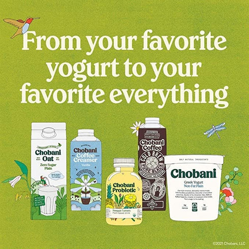 32oz Chobani Vanilla Blended Non-Fat Greek Yogurt
