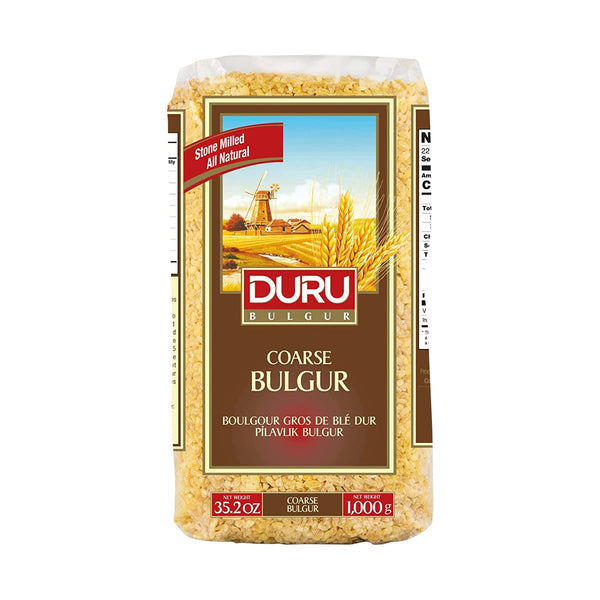 Duru Coarse Bulgur, 1000g, Wheat Berries, 100% Natural and Certificated, High Fiber