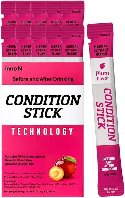 It'saKthing 18g*10 Fresh Tomorrow Jelly Stick Plum Flavor Sticks