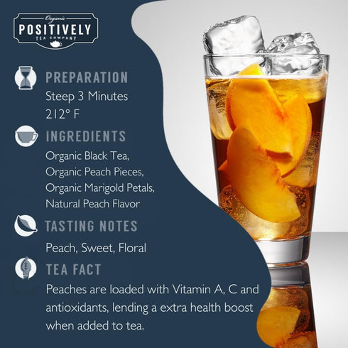 4 3 Pack Organic Positively Tea Company, Flavored Black Tea Sampler, Loose Leaf, Ounce