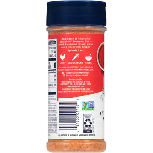 Morton Season-All Seasoned Salt, 8 Ounce, Pack of 6