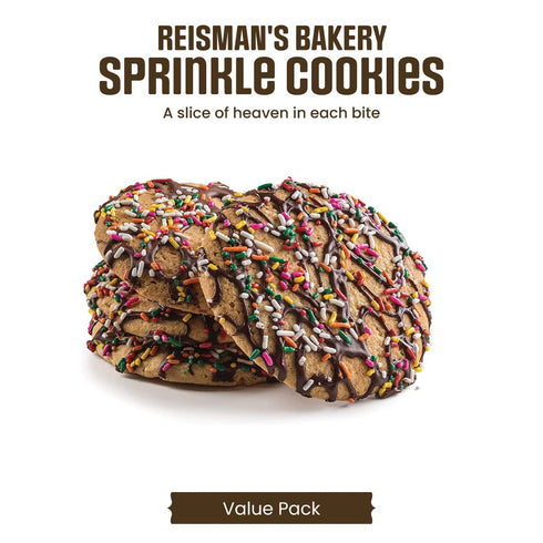 Pack, Reisman's Bakery Value Nut-Free, Dairy-Free Bakery Food and Dessert, Delicious Snack Box, Sprinkle Cookie