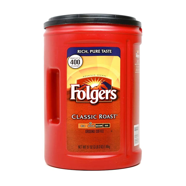 Folgers Folgers Classic Roast Ground Coffee (51 Ounce .), Roast Ground Coffee,