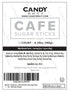 18 Candy Envy - White Caf Sugar Sticks Mini Rock Candy - Individually Wrapped Sugar Stirrer - Original Sugar Flavored