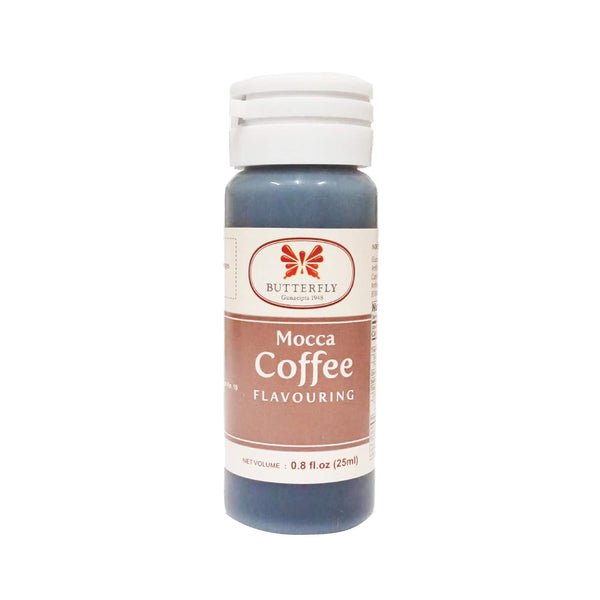 Butterfly Coffee Mocca Flavoring Extract Paste, 25 ml - Pure Espresso Extract for Baking, Drinks, Desserts