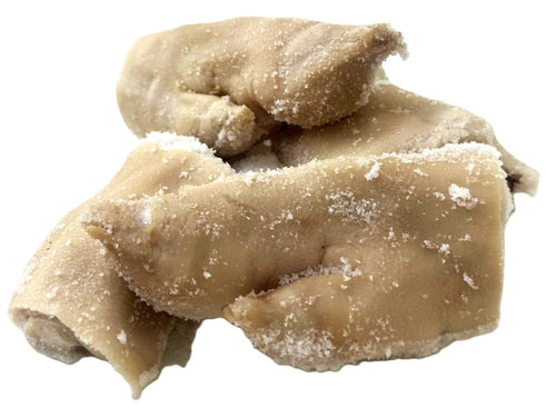 Amba's Quality Cured Products 32oz (2 lbs) Pack Cured Salted Pork Feet (Patas De Cerdo Saladas), Net Weight Vacuum Bag