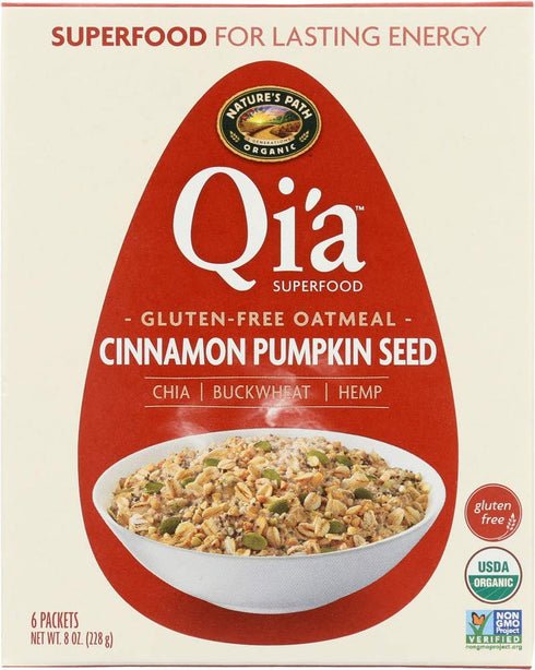 Nature's Path Organic Qia? Superfood Chia-Buckwheat & Hemp Cereal Cinnamon Pumpkin Seed