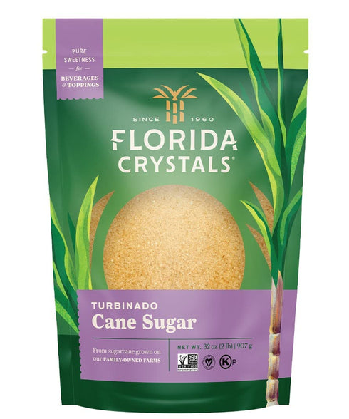 Imperial Falcon Group Florida Crystals Turbinado Cane Sugar 2lb Bag