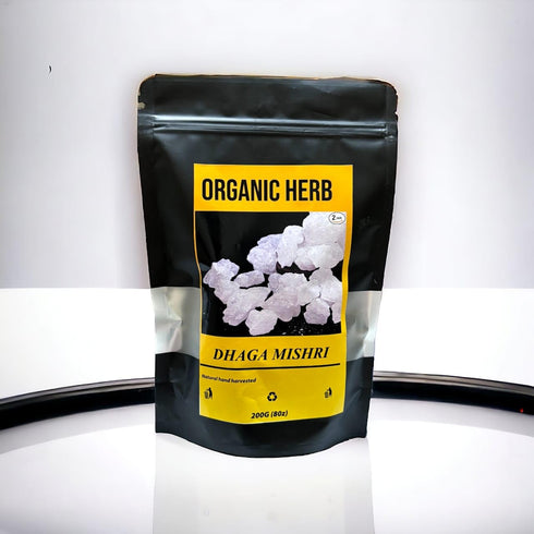 Generic (500, Organic Herb Dhaga Mishri, Rock Sugar Crystals, Sugar Crystals, Mishri Dana, Thread Crystals, Kuja