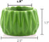2 4 6 Inches Live Lucky Bamboo Stalk Love Arrangement in Round Green Ceramic Planter - and Lucky Bamboo Indoor Potted