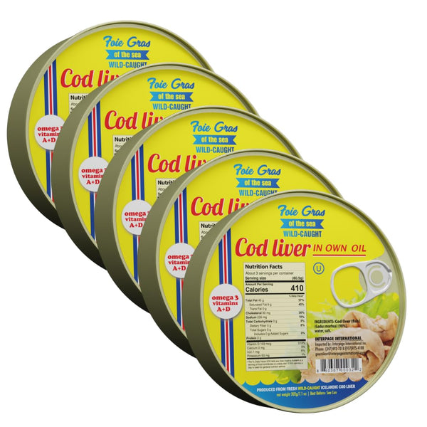 Foie Gras of the Sea Icelandic Wild-Caught Cod Liver (Foie de Morue)