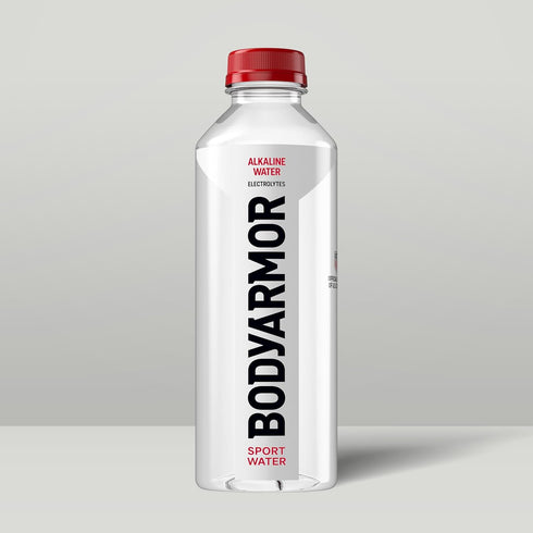 9+, 700mL (24 Pack), Pack, BODYARMOR SportWater Alkaline Water, High Alkaline Bottled Water, pH Refreshing Electrolyte