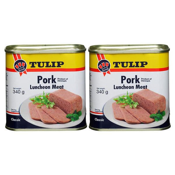 TULIP pork Luncheon Meat 340g Pack of 2