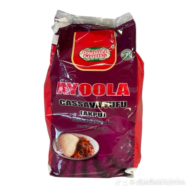 Generic Ayoola Cassava Fufu (Akpu) Flour, 4 lbs