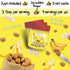 3 9 Oz, 3-Pack Crazy Go Nuts Walnut Butter Banana - Walnut Spread, Keto, Vegan, Low Carb, Gluten Free