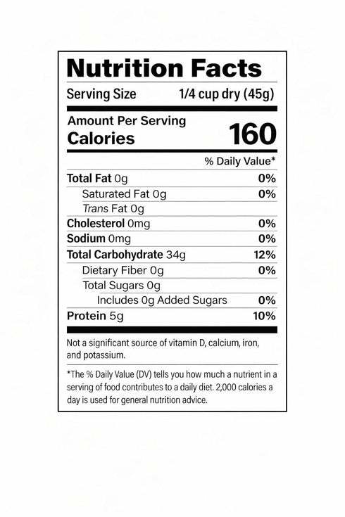 5lb Parish White Rice High-Protein Rice with Low Glycemic Index Locally Grown Long-Grain White Rice Made in the USA