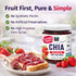 3, (10.6 Oz, 300 Pack 1 World of Chia Extra Fruit Chia Seeds Jam - Strawberry Jams and Preserves All Natural Super Food