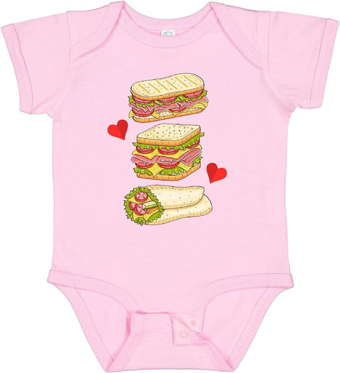 inktastic Sandwich Lover Deli Food Baby Bodysuit