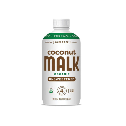 MALK Organic Unsweetened Coconut Milk, 28 FZ