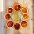 Utama 30+ Dehydrated Blood Orange Slices Dried Citrus Wheels for Cocktails, Garnishes, Crafts, and Decorations - MADE