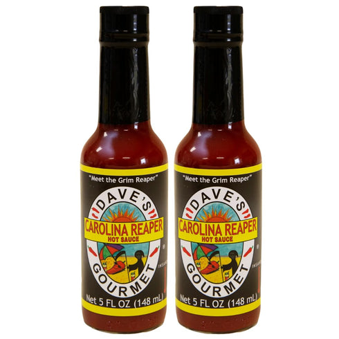 Dave's Gourmet Carolina Reaper Hot Sauce - Insanely Hot & Bold Flavor