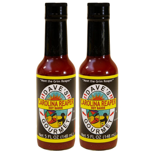 Dave's Gourmet Carolina Reaper Hot Sauce - Insanely Hot & Bold Flavor