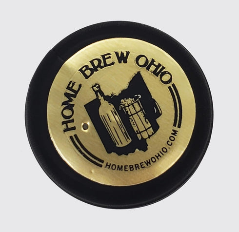 Top-30 count Home Brew Ohio Black PVC w/Home Brew Ohio Logo Black on Gold