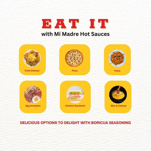 100 5 (Pack 2) Mi Madre Guava Hot Sauce, Handcrafted in Puerto Rico, Percent Natural, Ounce