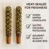 The Brittle Box Candy Co. 16 Pack Pistachio Chocolate Covered Pretzel Rods Hand-Dipped, Made Fresh to Order