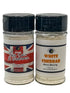 Popcorn Seasoning Variety 2 Pack British Sea Salt & Vinegar White Cheddar Fat Free Crafted in Small Batches