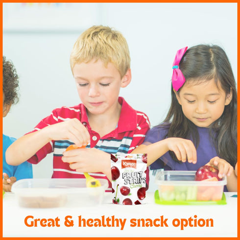 6 Pack Kravy Fruit Strips Real Fruit Snack Strips, No Added Sugar, Kosher, No Artificial Colors or Preservatives