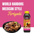 16-Fl Oz (Pack 6) World Harbors Maui Mountain Teriyaki Sauce & Marinade Perfect for Fish, Chicken, Beef, Pork, Wings