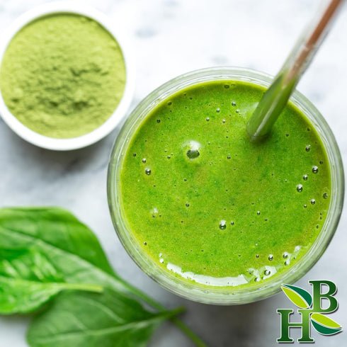 4 OZ Herb To Body Spinach Powder - Spinacia Oleracea, Finely Ground Spinach Leaf Powder for Smoothies, Juices