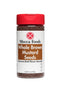 Brown Mustard Seeds 6 oz PET Jar Whole Mustard Seed Spice for