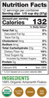 1 LB HerbaZest Amaranth Flakes Organic USDA Certified, Vegan & Gluten Free Superfood Nutrient-Dense Addition