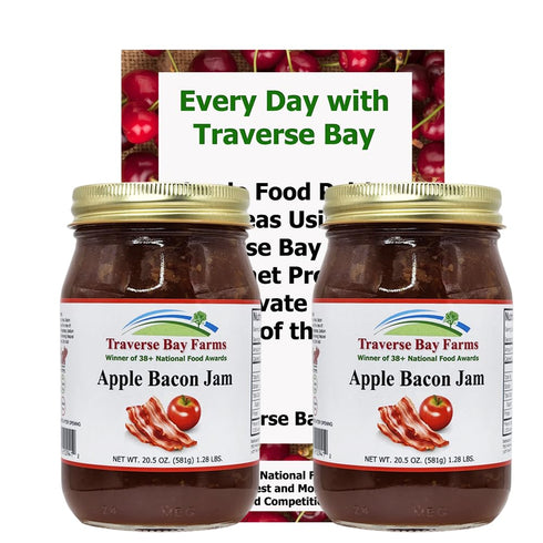 Traverse Bay Farms Fruit Jams and Butters (2 Jars, Apple Bacon Jam)