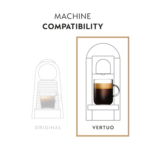 30 Count 7.8oz. Nespresso Capsules Vertuo, Roasted Hazelnut, Medium Roast Coffee, Coffee Pods, Brews
