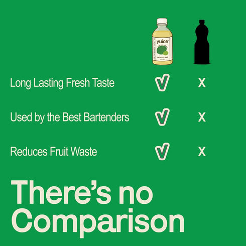 13 oz (1 Lime Super Juice for Cocktails yuice by YUZUCO, Fresh-Tasting Bottled Lime Juice, Bottle), For Bars
